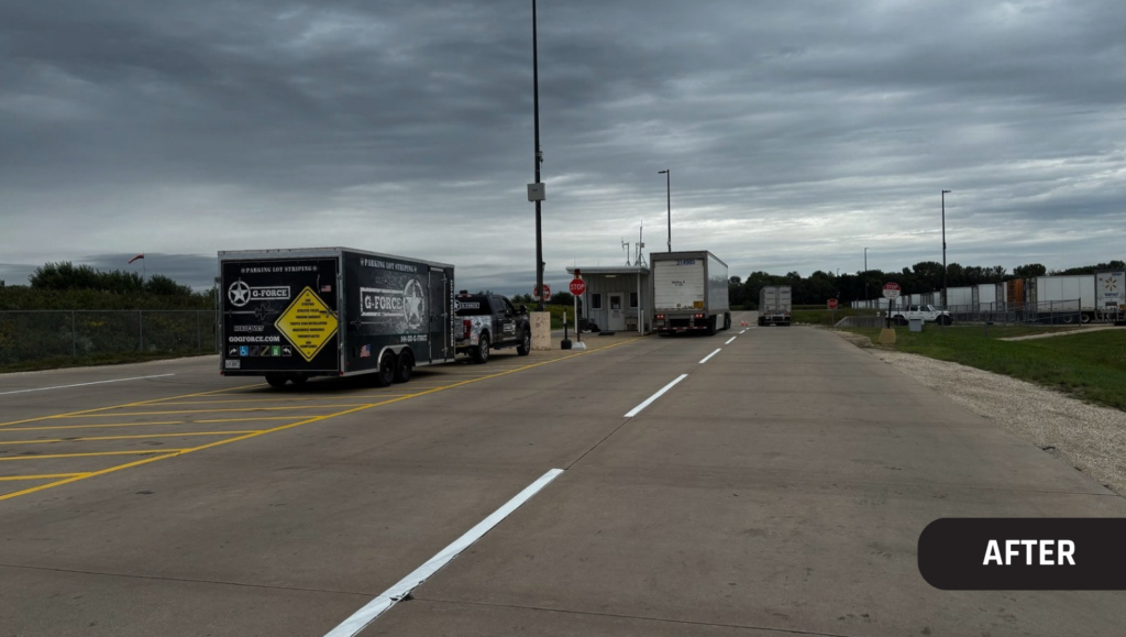 Line Striping Parking for Superior Resources LLC in Sterling, IL