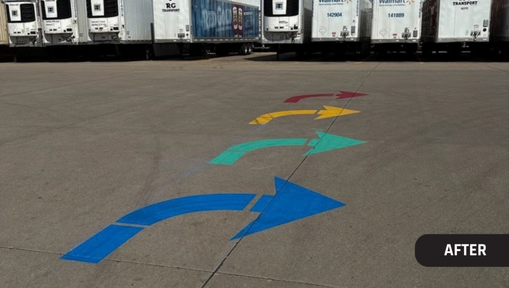 Line Striping Service for Superior Resources LLC in Sterling, IL