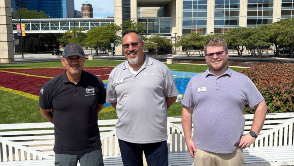 Team Athletic Field Marking for IMTS 2026 in Hodgkins, IL