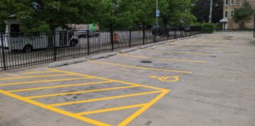 Image of Car-X Auto & Tire Parking Stop Installation Project