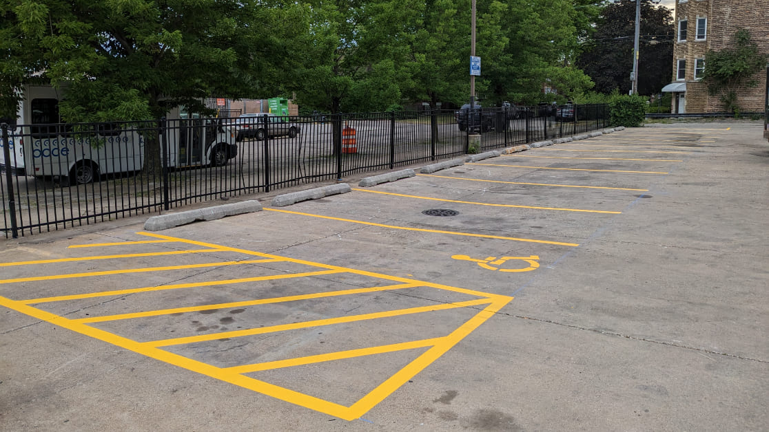 Car-X Auto & Tire Parking Stop Installation Project image
