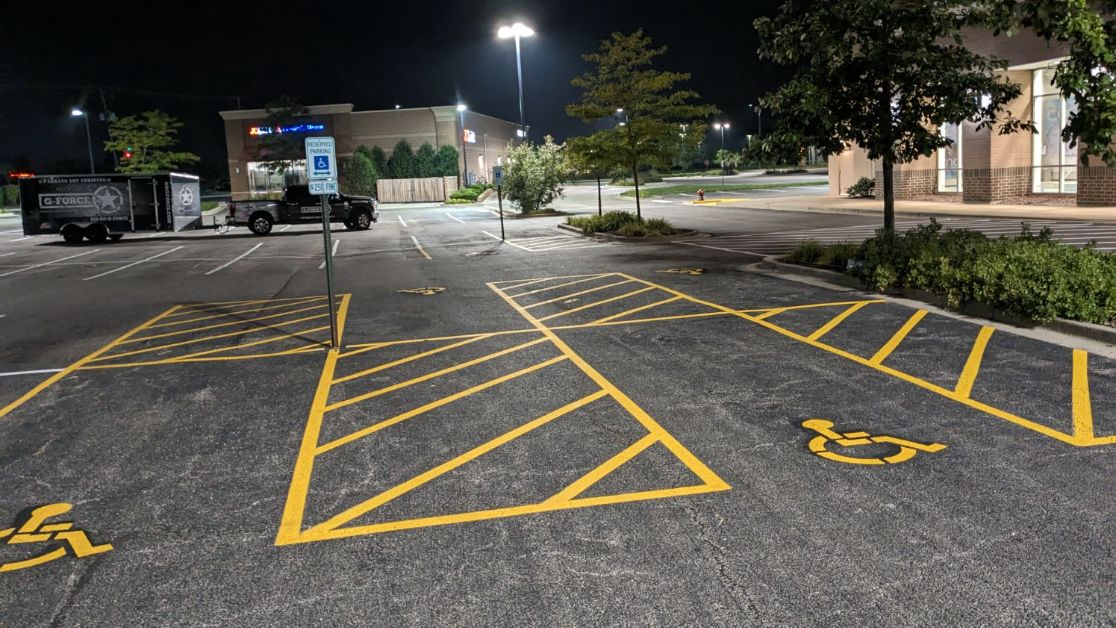 Line Striping for CJQ Facility Services in New Lenox, IL image