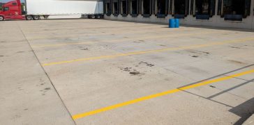 Image of Line Striping for MSD Express, Inc. in Bartlett, IL
