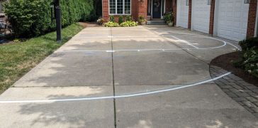 Image of Line Striping for Elmhurst Homeowner