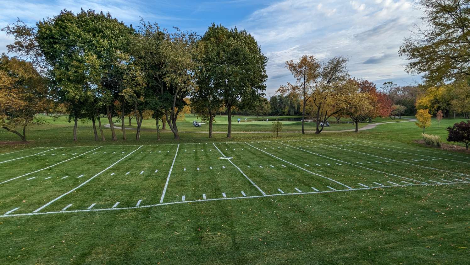 athletic field marking in elgin, il