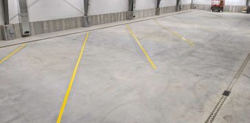 Image of Warehouse Marking for Pacific Construction in West Chicago