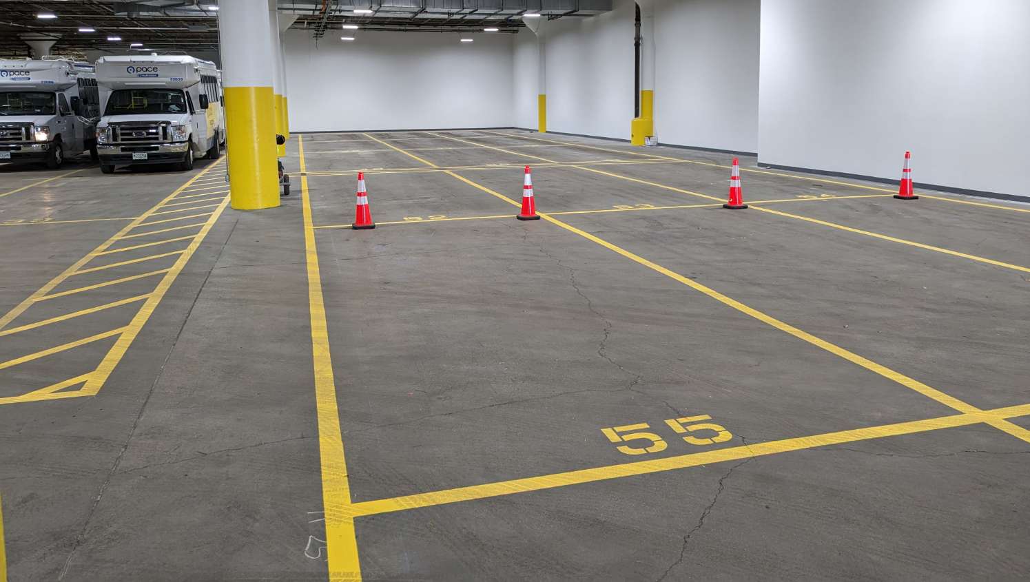 Warehouse Marking for National Express in Niles, IL GFORCE™