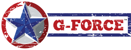 distressed g-force branding