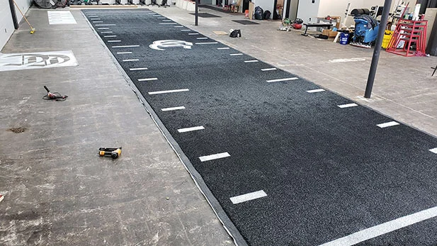 Athletic Field Marking Project for Champion City CrossFit