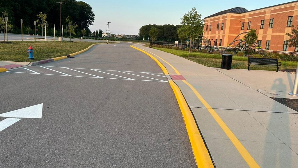 parking spots for Dublin City Schools parking lot