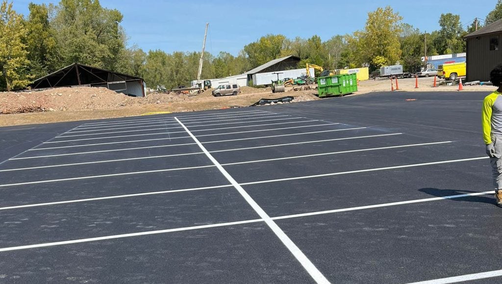ada compliance parking spots for Galena Commerce Center parking lot