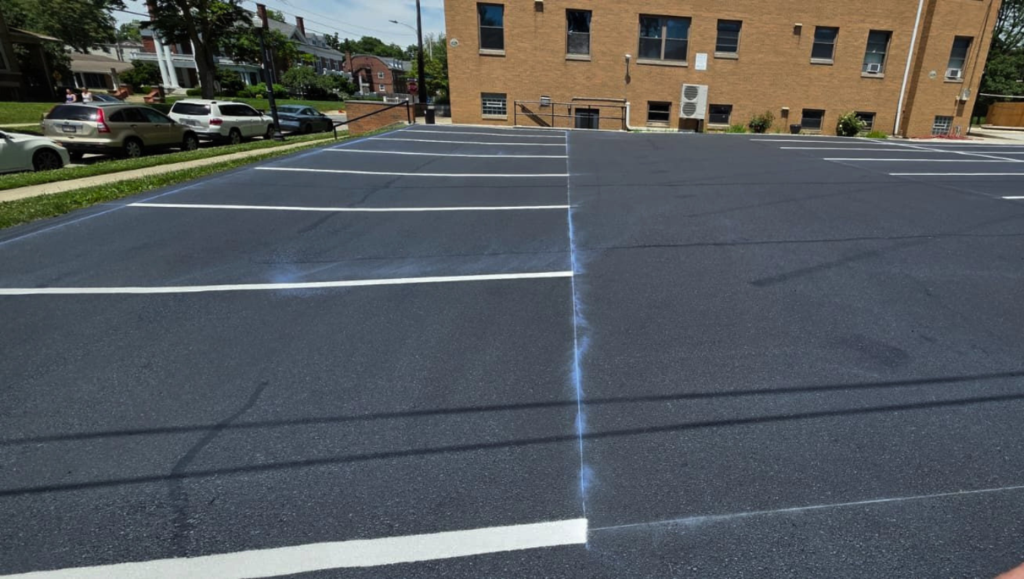 Line Striping Painting for Ohio State Campus in Columbus, OH