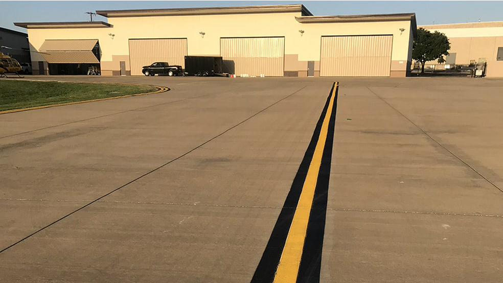 Desoto Heliport Restriping Project image
