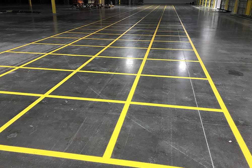 new pallet square layout for American Logistic Services
