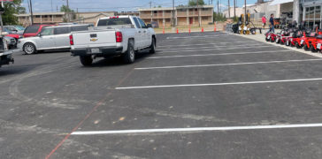 Image of Line Striping for Tractor Supply Company Contractor