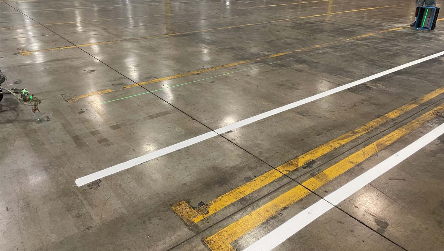 warehouse line marking in dallas, tx