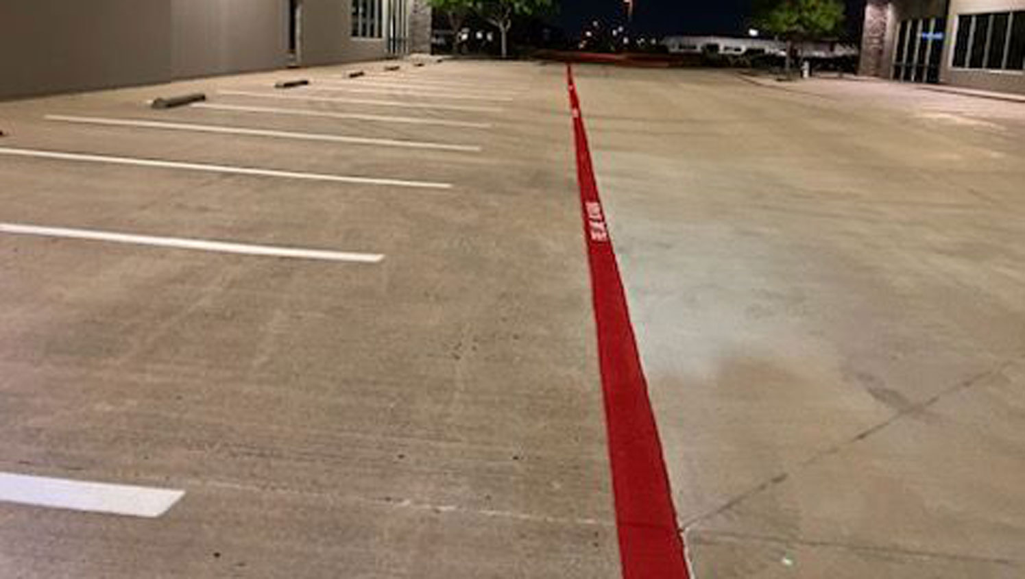 fire lane striping in Irving, TX