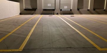 Image of Line Striping for Warehouse in Irving, TX