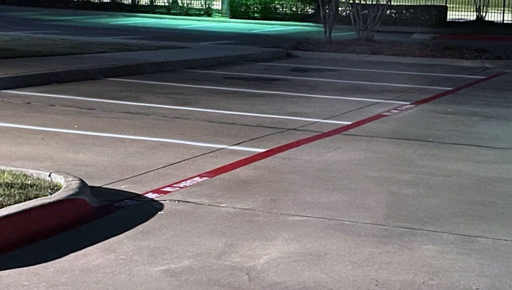 new ada stall markings