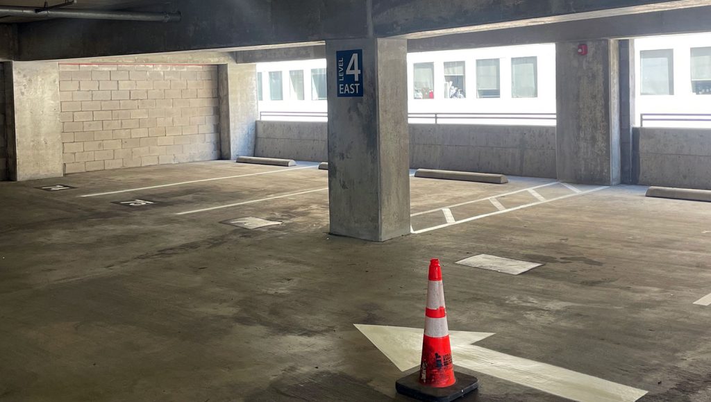 striped directional arrows