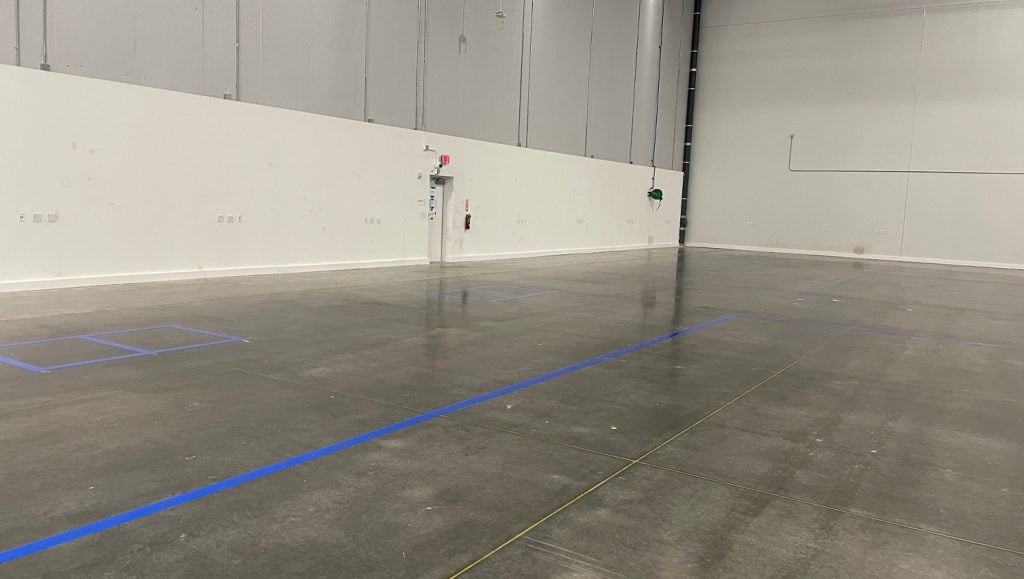 Pratt & Whitney warehouse freshly painted
