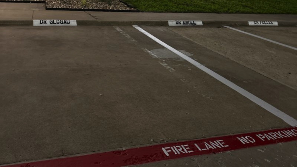 Line Striping Painting for Wells Asset in Lancaster, TX