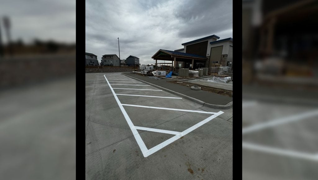 line striping in Denver, CO