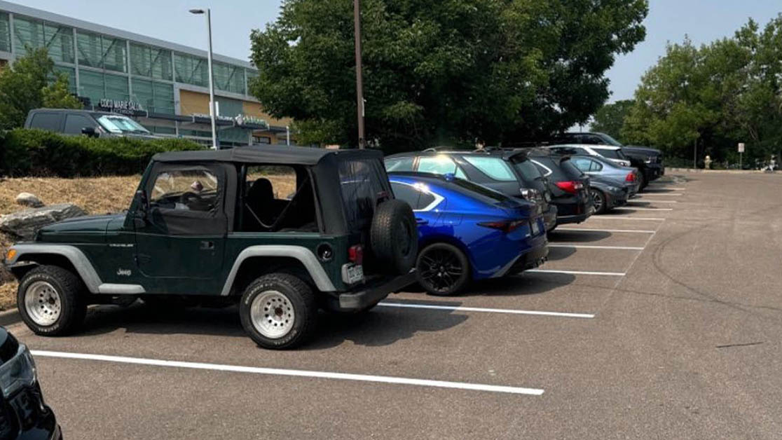 Line Striping for Barnes & Noble in Glendale, CO
