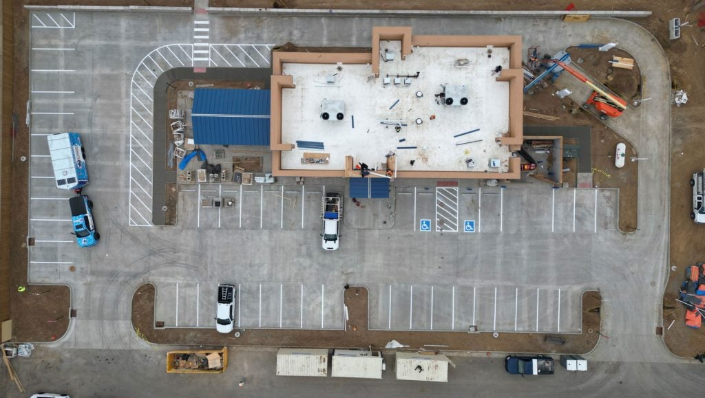 wheel stop installation in Denver, CO