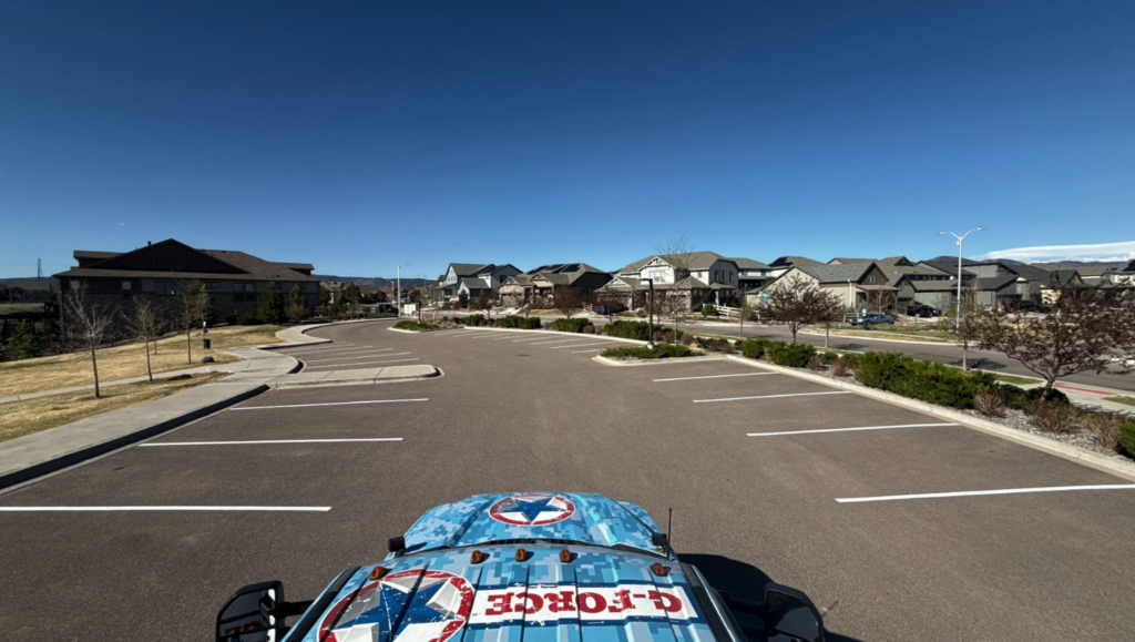 After Line Striping Project for Sterling Ranch Community Authority Board, CO