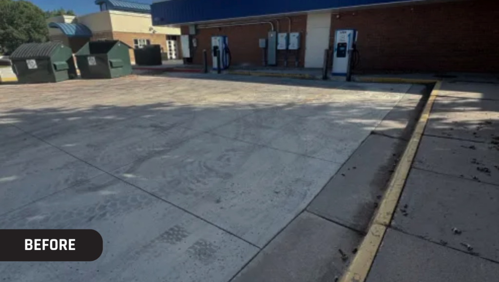 EV Charging Bay Markings Project for Milliken Elementary School in Milliken, CO