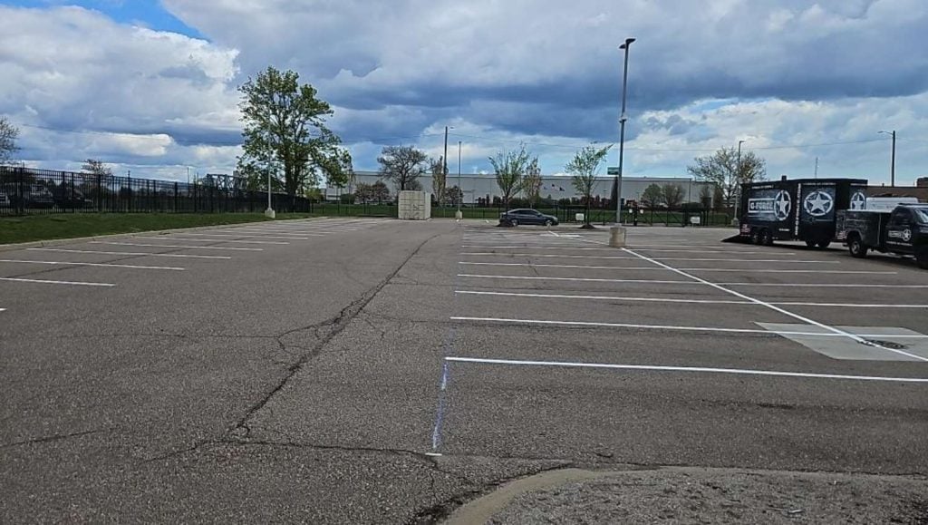 new parking stalls
