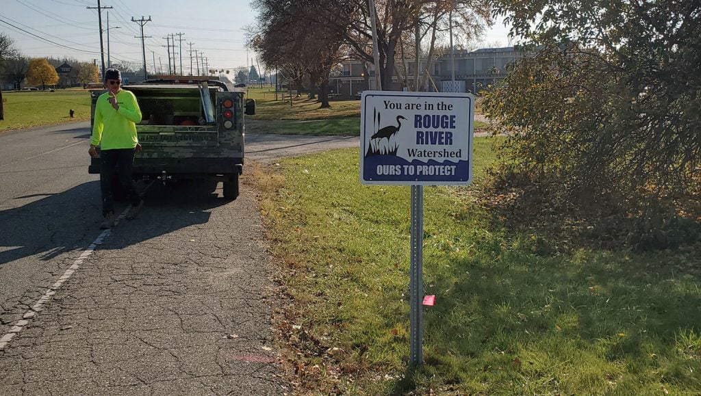 new signage displayed for etc inc