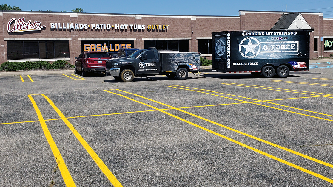 Line Striping for Allstate Home Leisure image