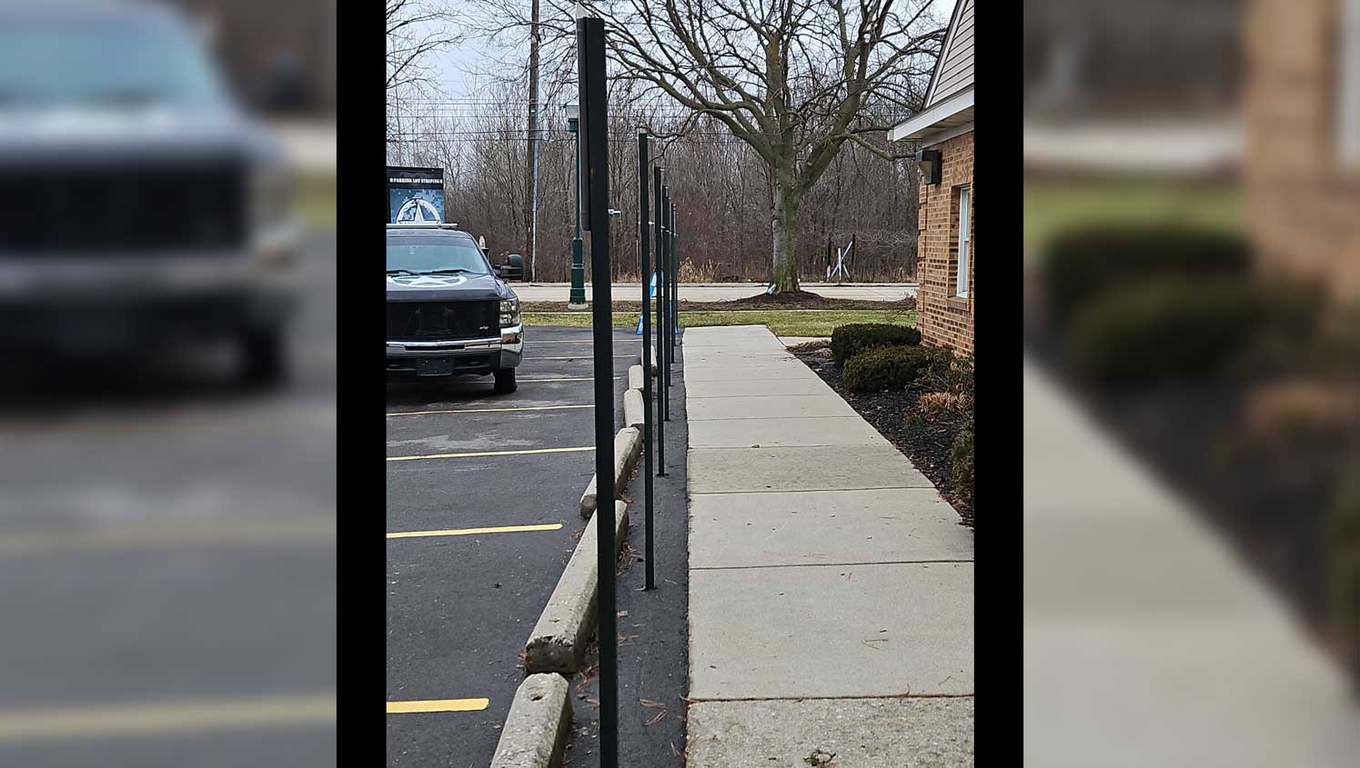 parking lot sign installation in Canton, MI