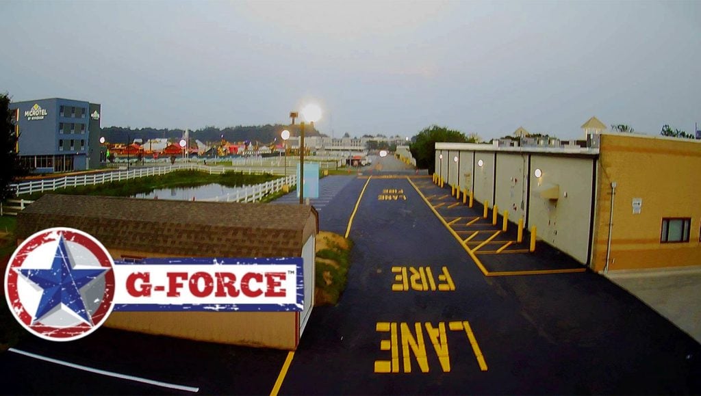 fire lane painting in dover, de