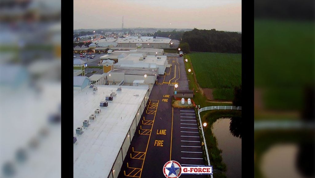 fire lane striping in dover, de