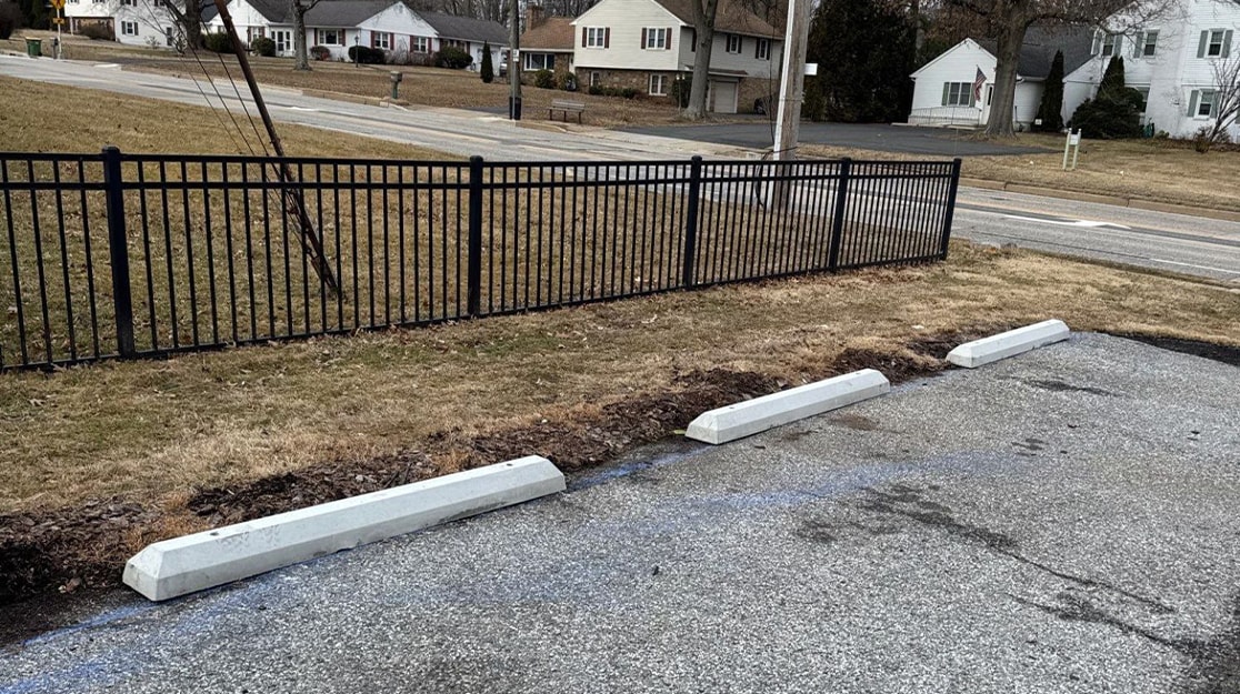 Parking Stops Installation for Office Building in Wilmington, DE