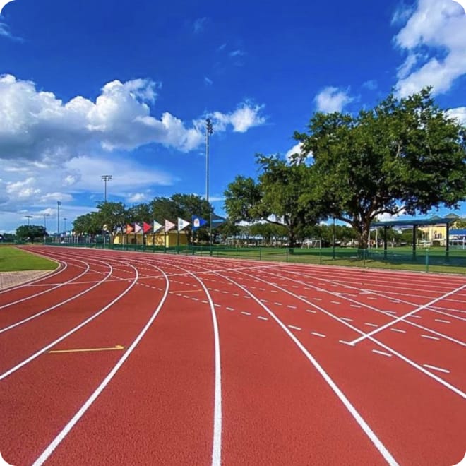 track markings