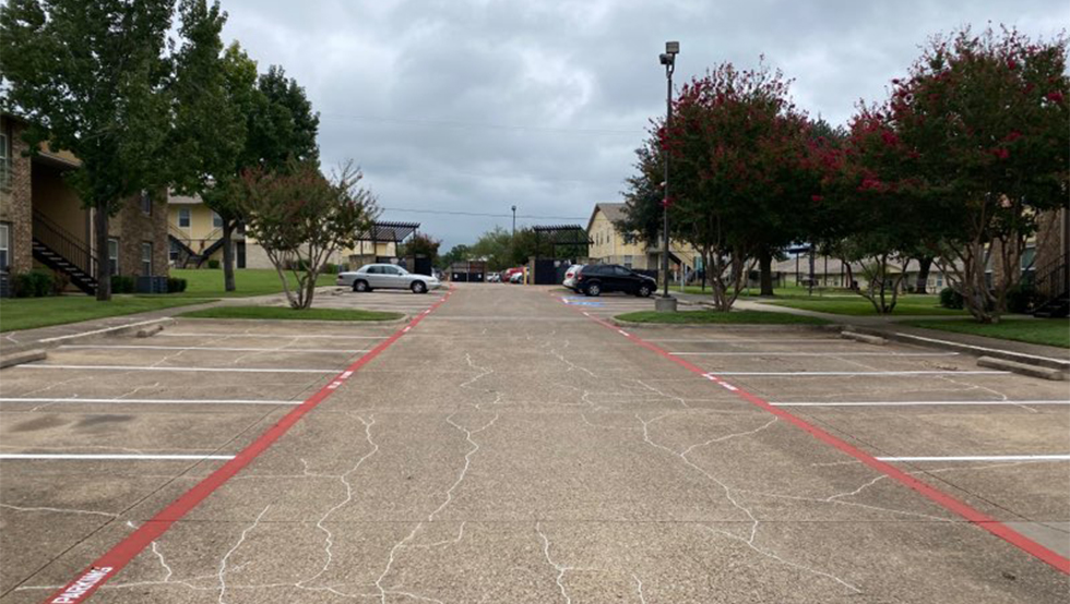 ReStriping for Red Oak Apartments GFORCE™ Fort Worth