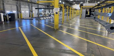 Image of Play Power Re-striping and Warehouse Marking Project