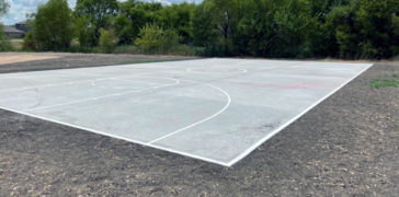 Image of Basketball Court Striping for Homeowners Association