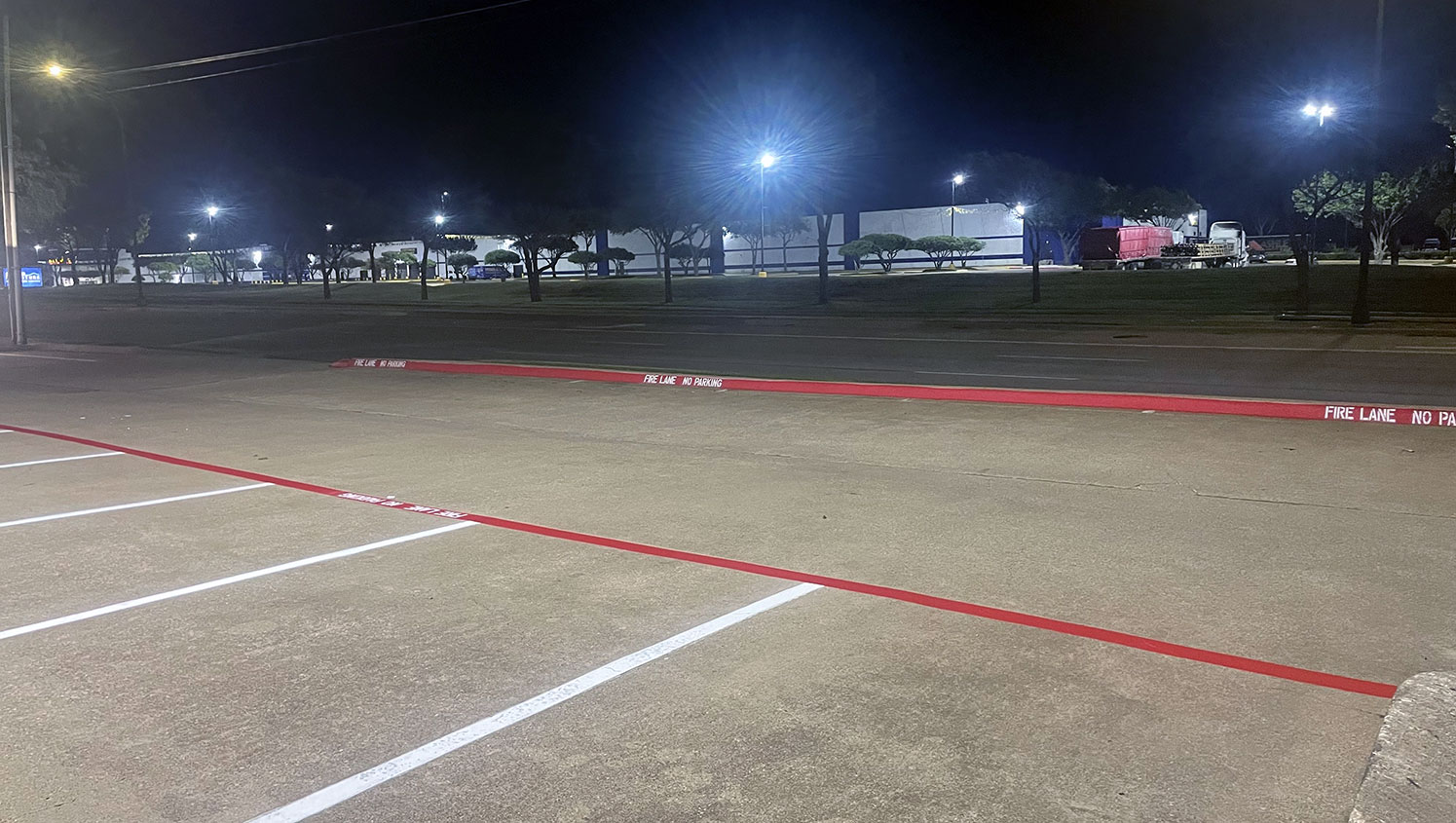 Fire Lane Striping for Medical Office GFORCE™ Fort Worth