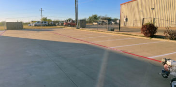 Image of Parking Lot Striping for Haltom City Small Business