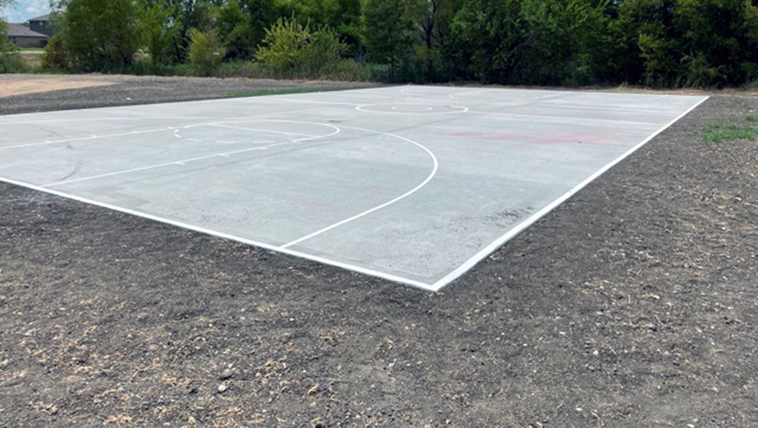 Basketball Court Striping Project G FORCE Fort Worth