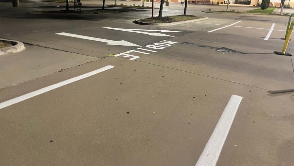 line striping in fort worth, tx