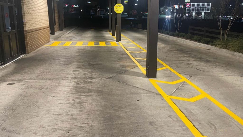 line striping in lake worth, tx