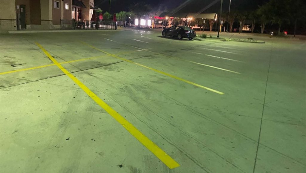 line striping in roanoke, tx