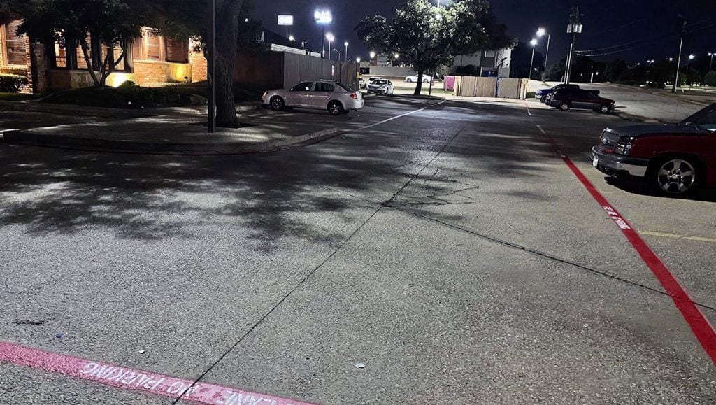 new fire lane markings for cheddar’s scratch kitchen