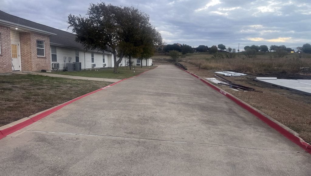 new fire lane markings
